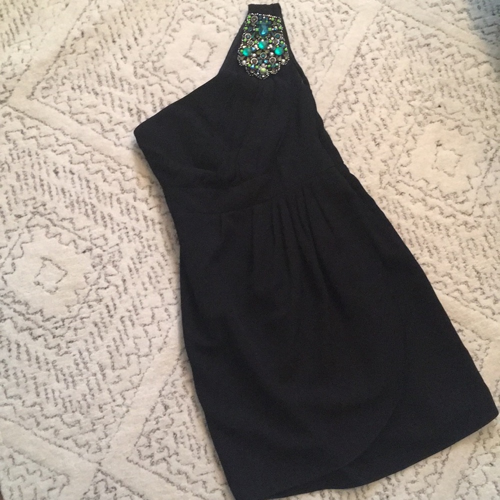 Shoshanna one shoulder cocktail dress